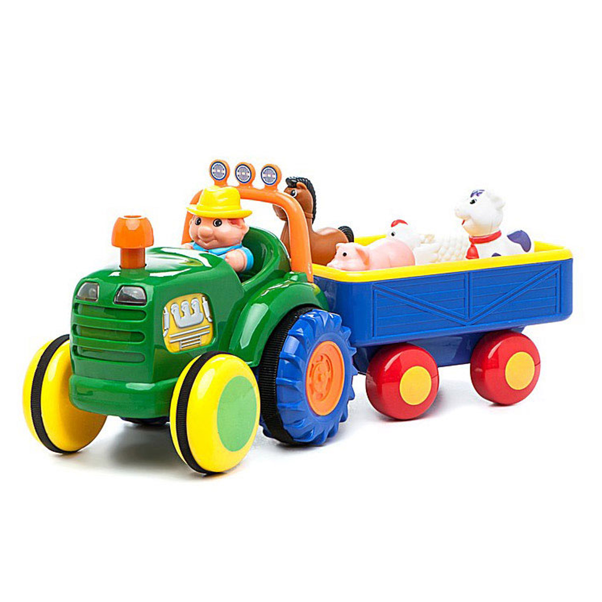 

Игровой набор Kiddieland Трактор с прицепом (озвучка на украинском) (024753) со светом