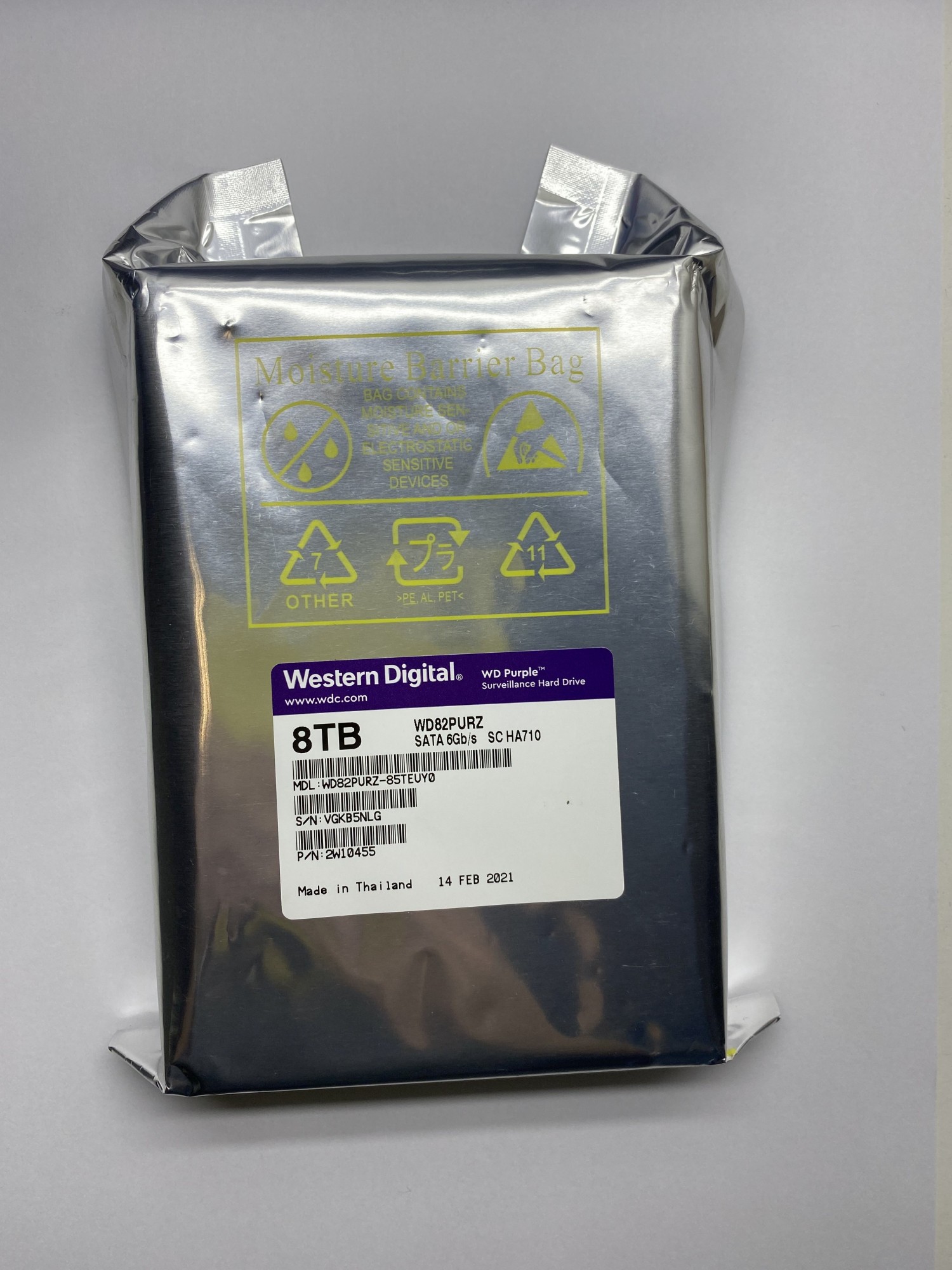 

Новый жесткий диск HDD Western Digital Purple 8TB WD82PURZ