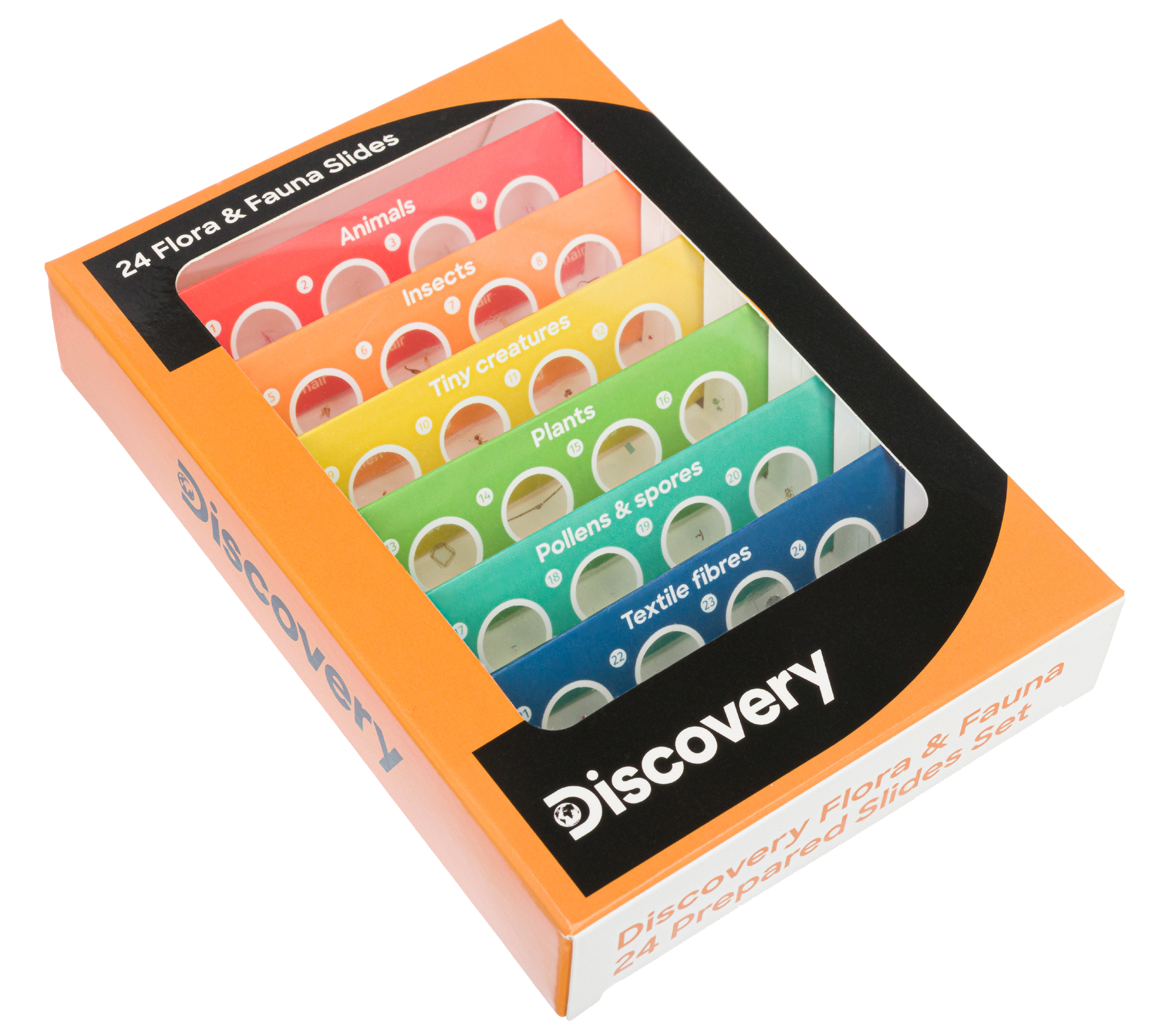 

Набор микропрепаратов Discovery «Флора и фауна», 24 шт., Discovery, 78226