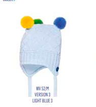 

Детская шапка для мальчика BARBARAS Польша WV52 / ME Голубой 40-42 см