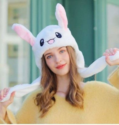 

Детская шапка для девочки Unicorn Кролик Белый Китай - см, Детская шапка для девочки Unicorn Кролик Белый Китай 50-52 см