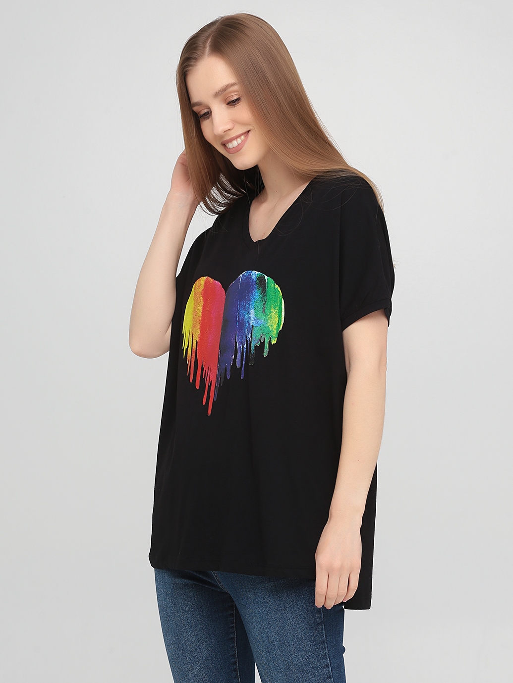 

Футболка с принтом BEBE PLUS 24995  Черный, Футболка с принтом BEBE PLUS 24995 One size Черный