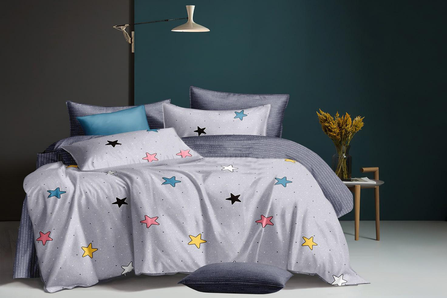 

Комплект постельного белья MirSon Сатин 22-1166 Wisteria 143х210х2