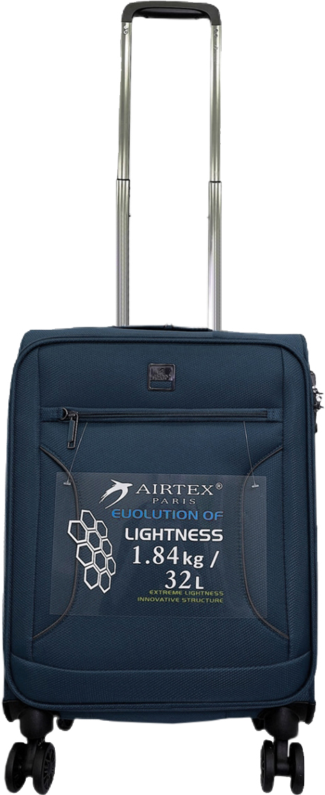 

Чемодан на колесах Airtex 841 Малый Синий (At00033)