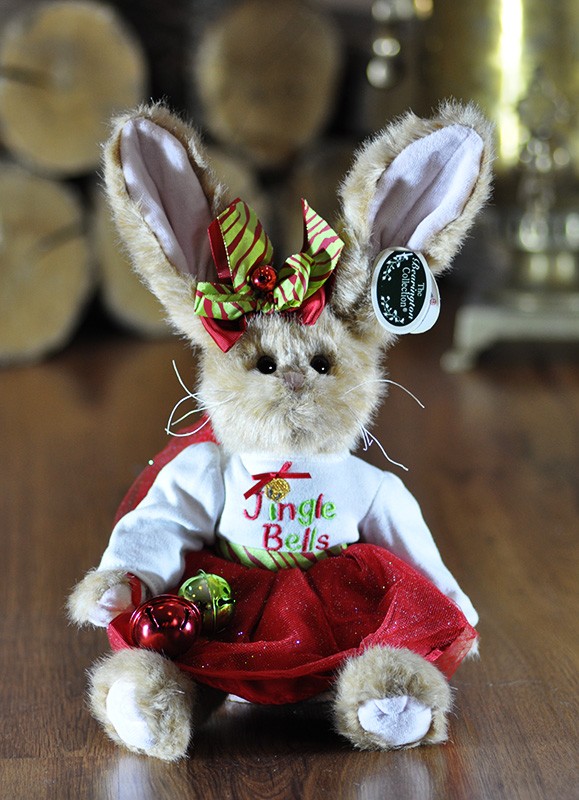 

Зайки в нарядном платье с шариками Bearington Collection, 36см (986063)