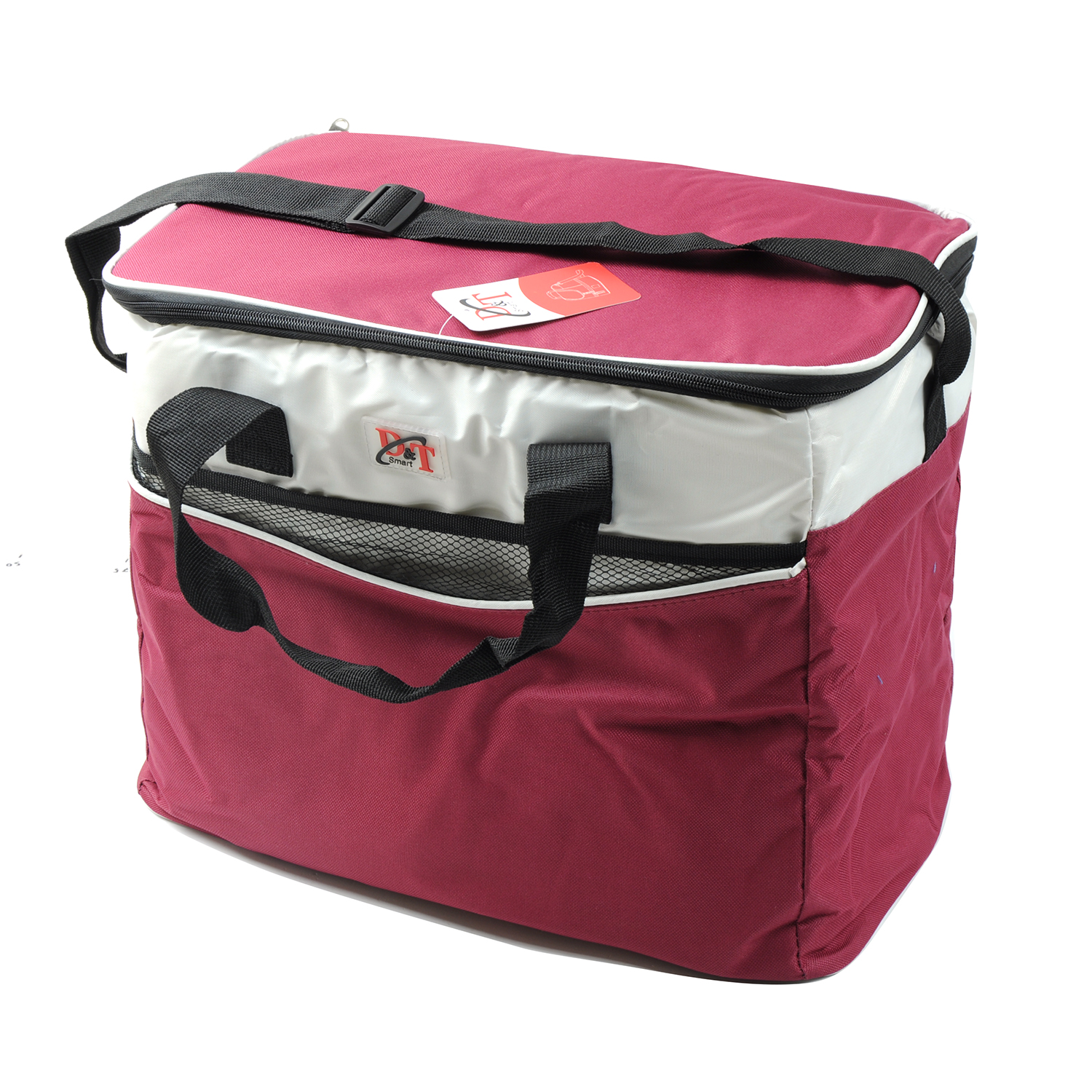 

Термосумка Cooling Bag DT4245 сумка холодильник на 33 л Бордовая