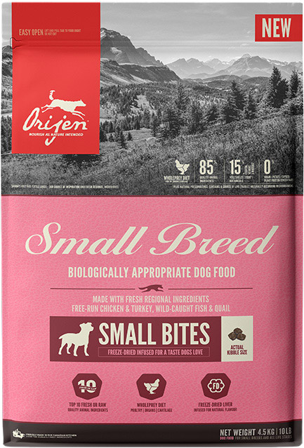 

Сухой корм для собак малых пород Orijen Small Breed 4.5 кг o71477 (0064992714772)