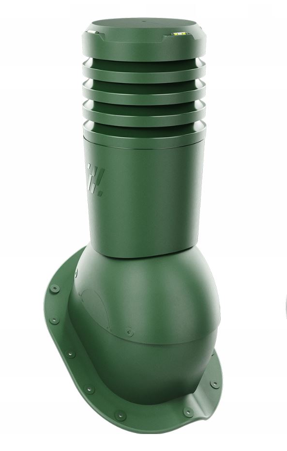 

Вентиляционный выход неутепленный Krono-Plast KBW 150 мм для металлочерепицы профиль волна до 30 мм Ral 6020 Зеленый (KBW 2-5)