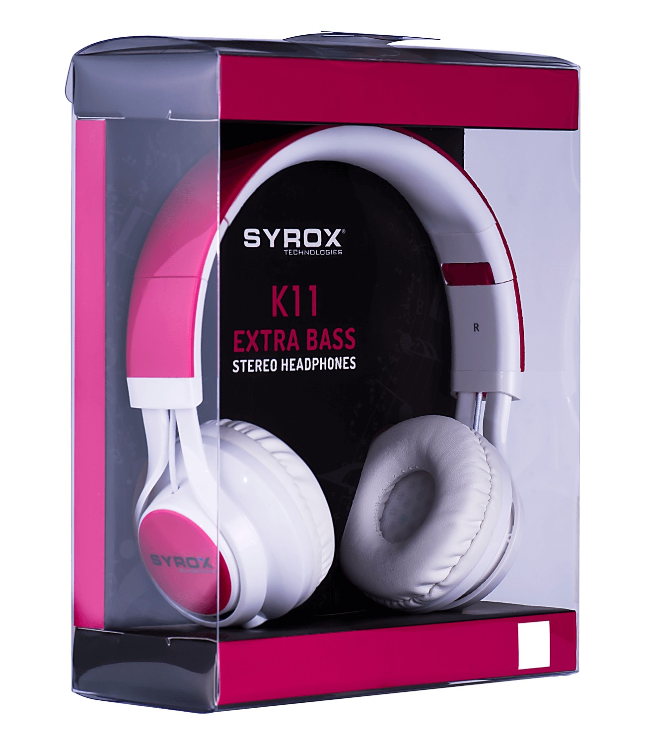 

Наушники Syrox К11 Extra Bass Stereo Headphones Pink