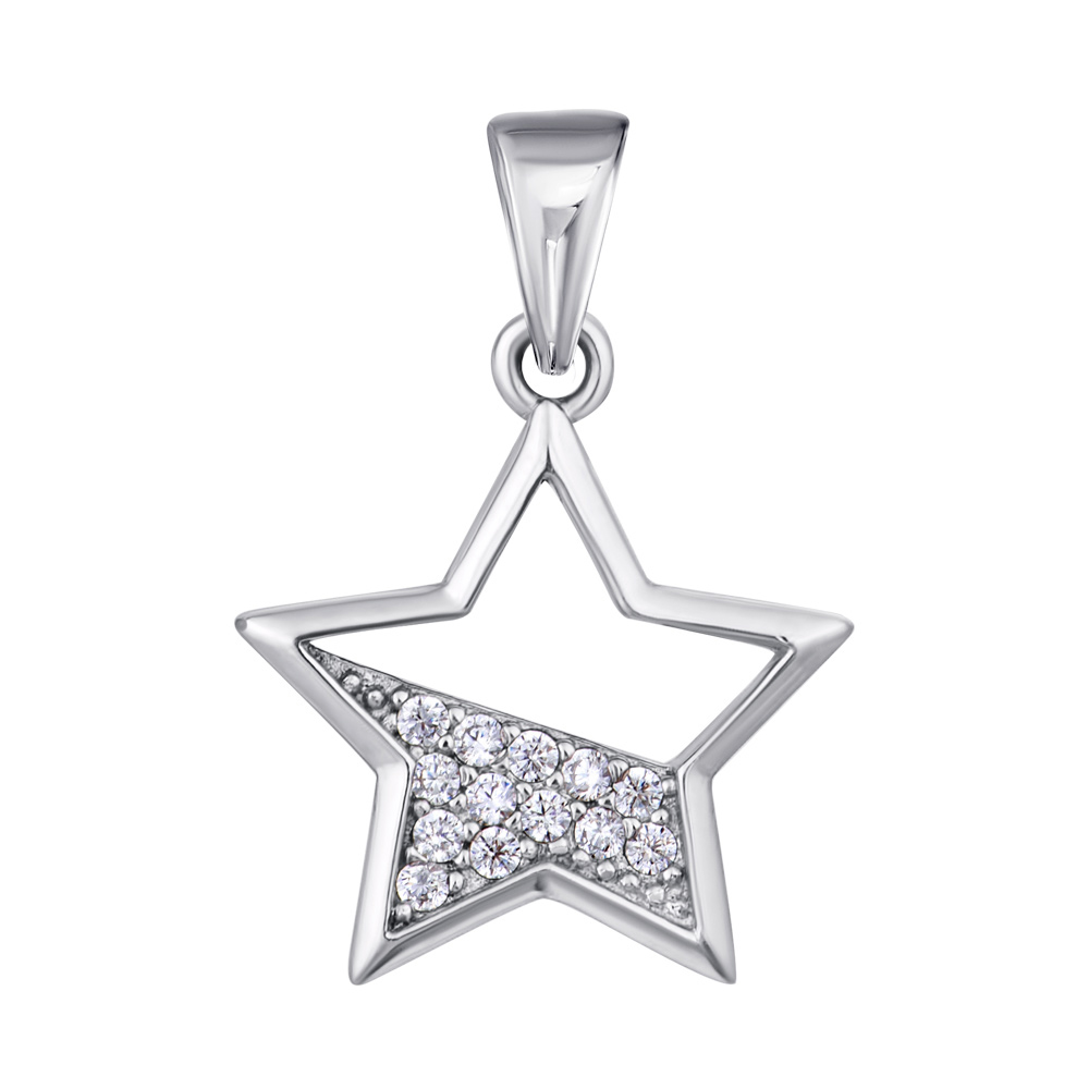 

Серебряная подвеска с фианитами 000113839