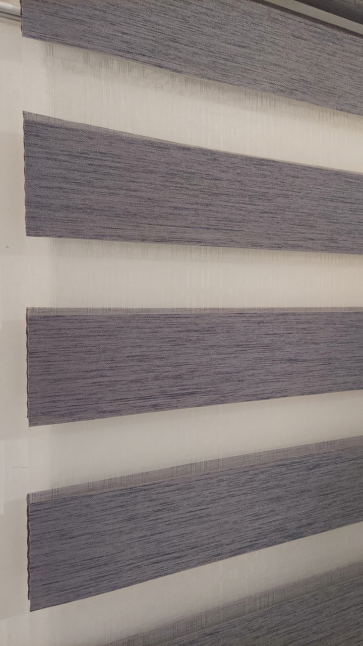 

Рулонная штора Miranda День-ночь Z-244 85*130 см Графит