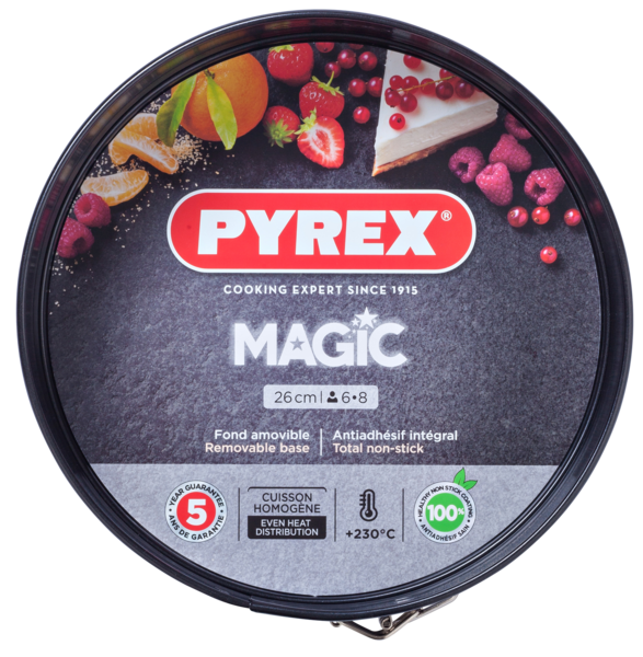 

Форма PYREX MAGIC мет.форма кругл роз. чаша 26см