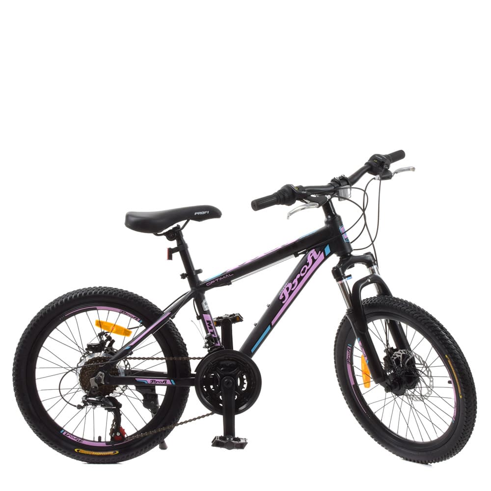 

Спортивный велосипед 20д. G20OPTIMAL A20.2, черно-розовый