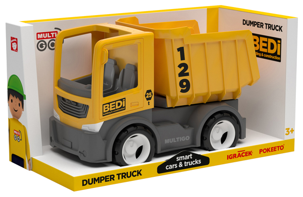 

Іграшка MULTIGO Singl BUILD - DUMPER самоскид будівельника (27071)