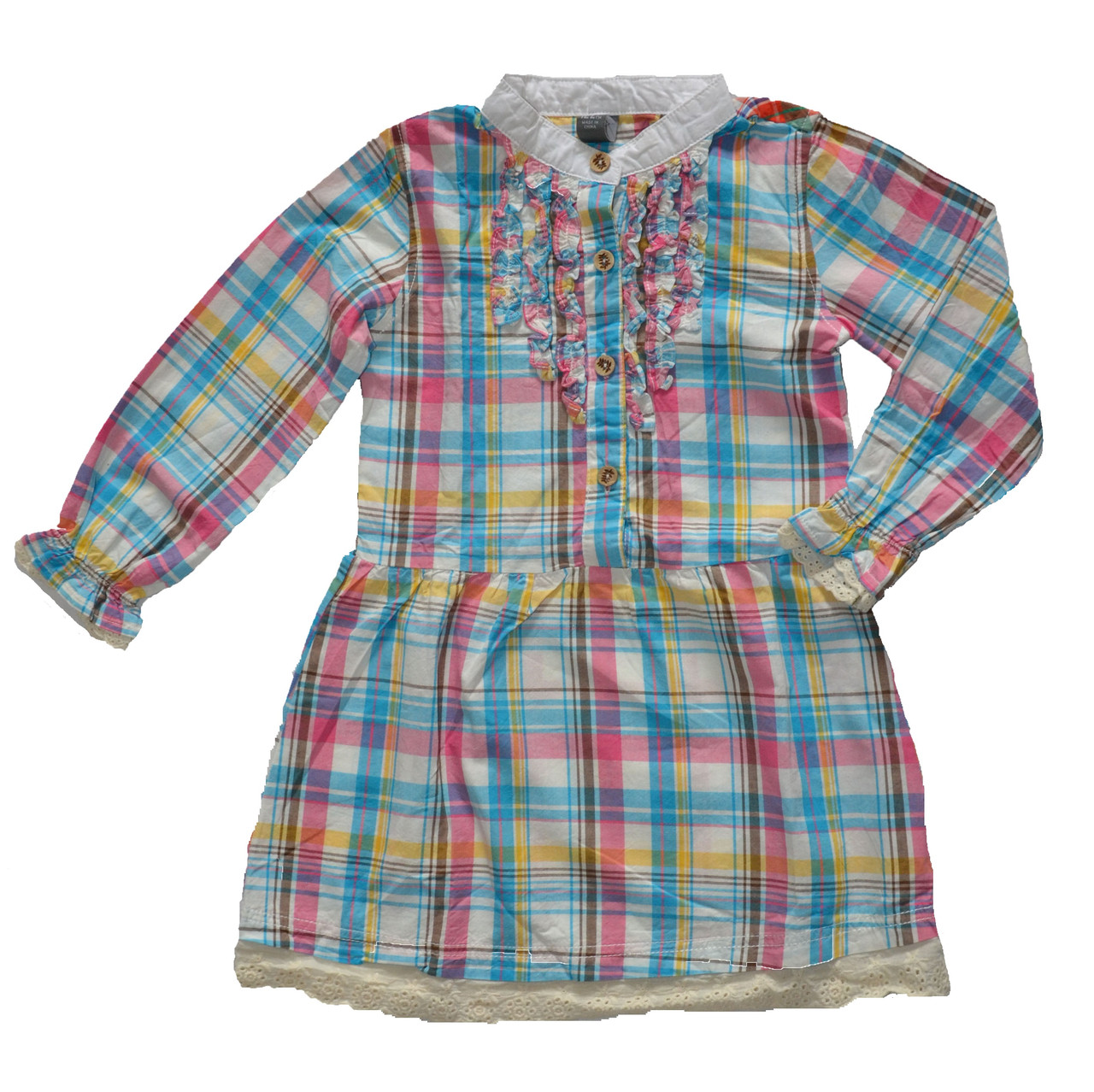 

Платье Boy and Girl повседневное в клетку голубой 122 см (SLX-334-08)