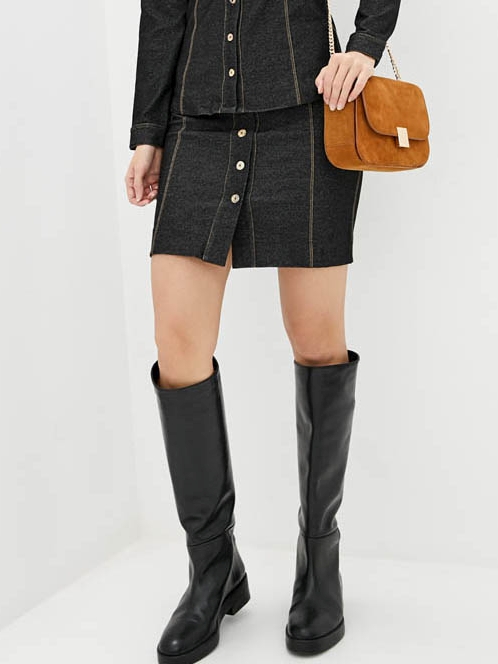 

Юбка Promin 2030-23_201  Черная, Юбка Promin 2030-23_201 S Черная