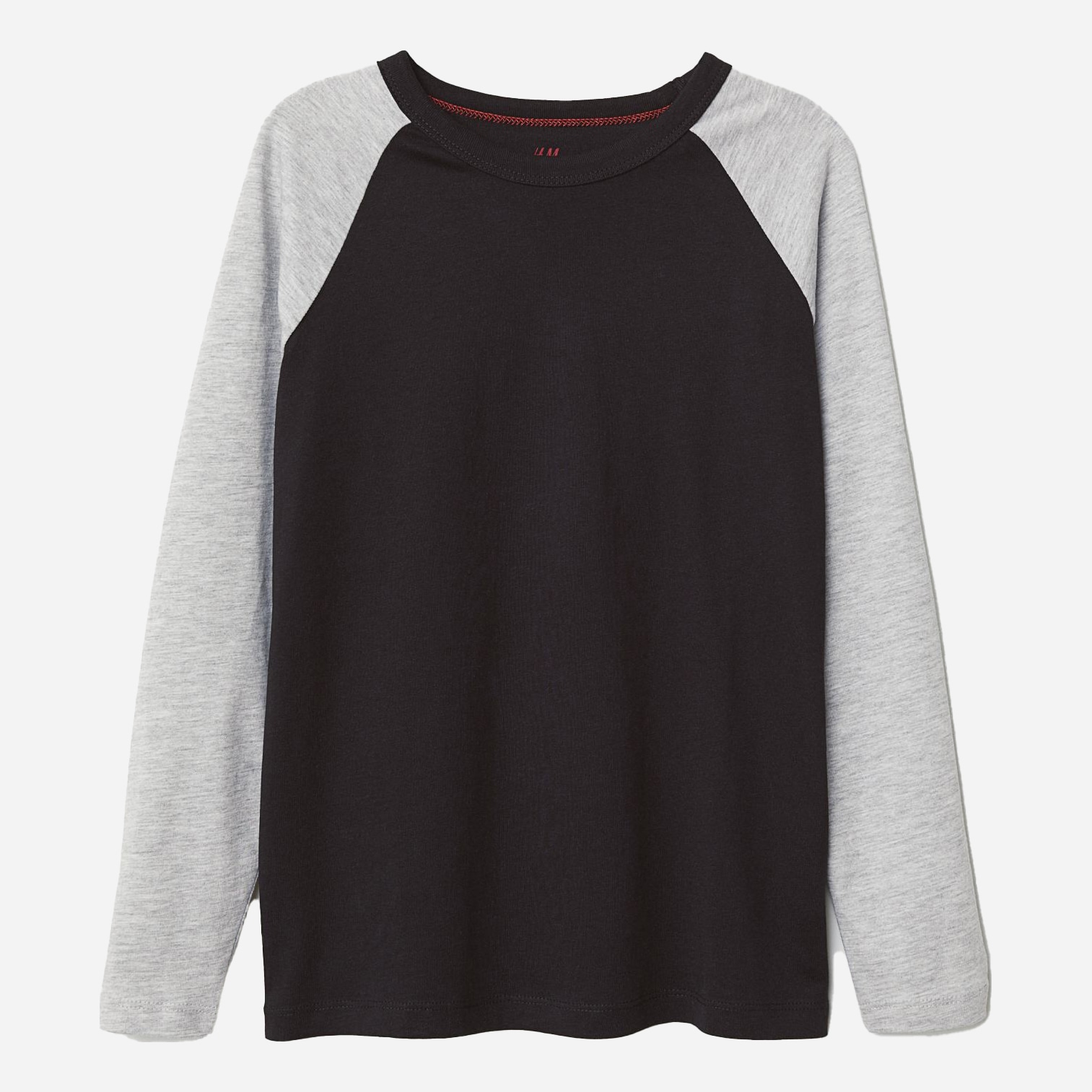 

Футболка с длинным рукавом H&M 09-0405636-018 170 см Черная (СА2000001874851)