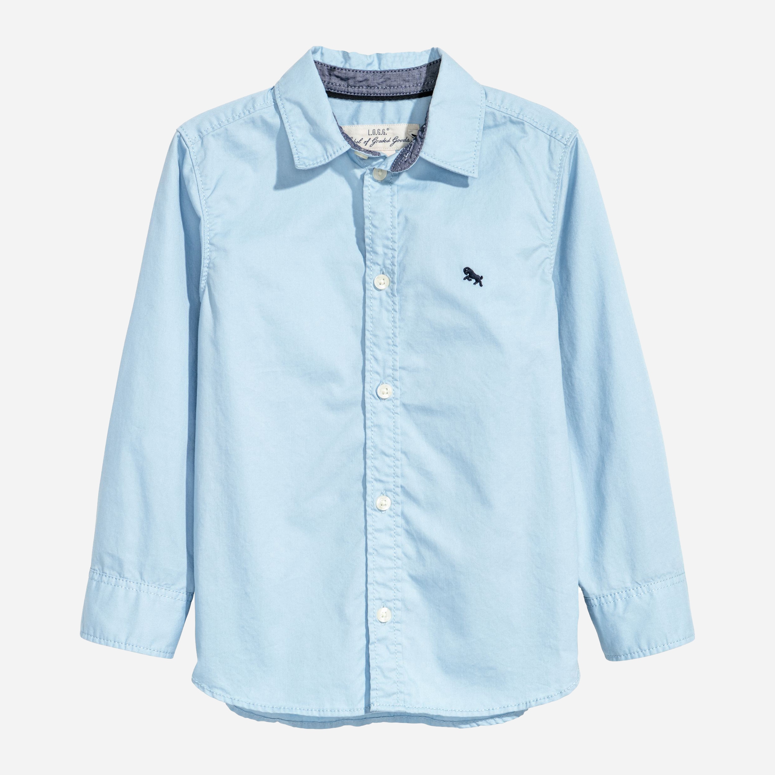 

Рубашка H&M 03-0568174-007 134 см Голубая (СА2000001472736)