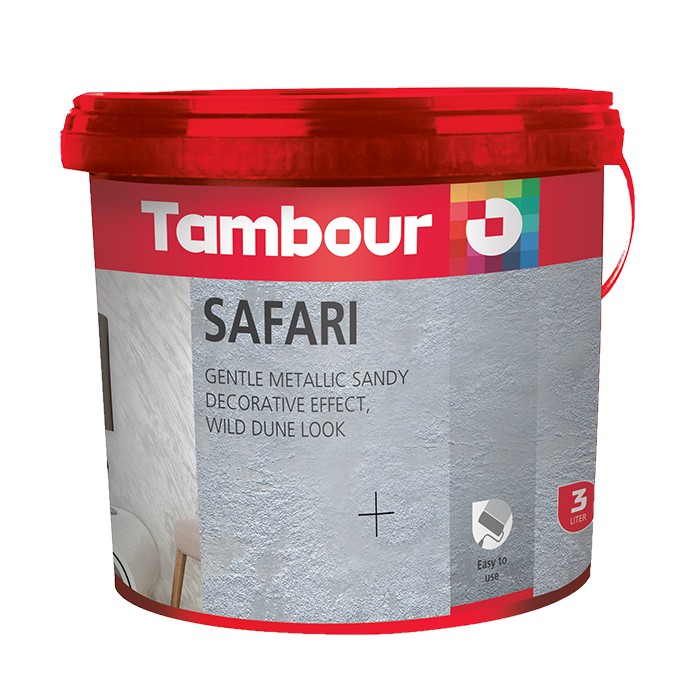 

Строительная краска декоративная TAMBOUR Safari SP-114 Желтовато-коричневая 3 л