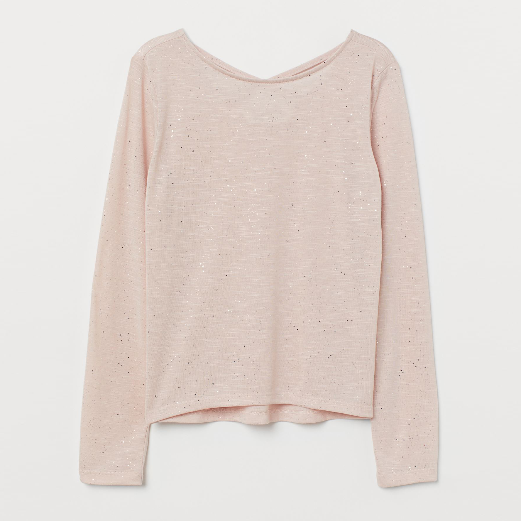 

Лонгслив H&M 711-770100 134-140 см Бледно-розовый