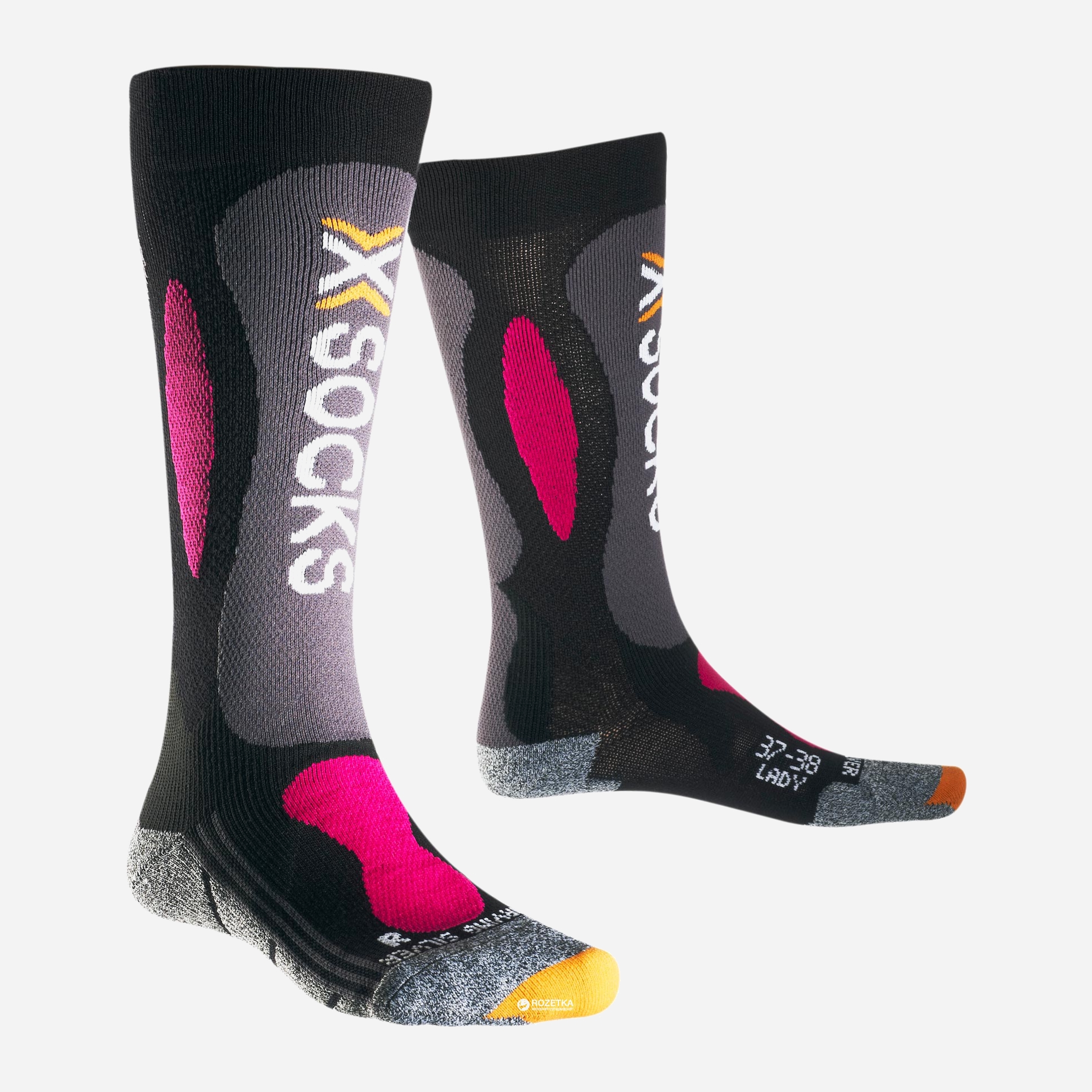 

Носки X-Socks Ski Carving Silver Lady X20357_B117 (X0A) / Black-Violet, Носки X-Socks Ski Carving Silver Lady X20357_B117 (X0A) 35/36 Black-Violet