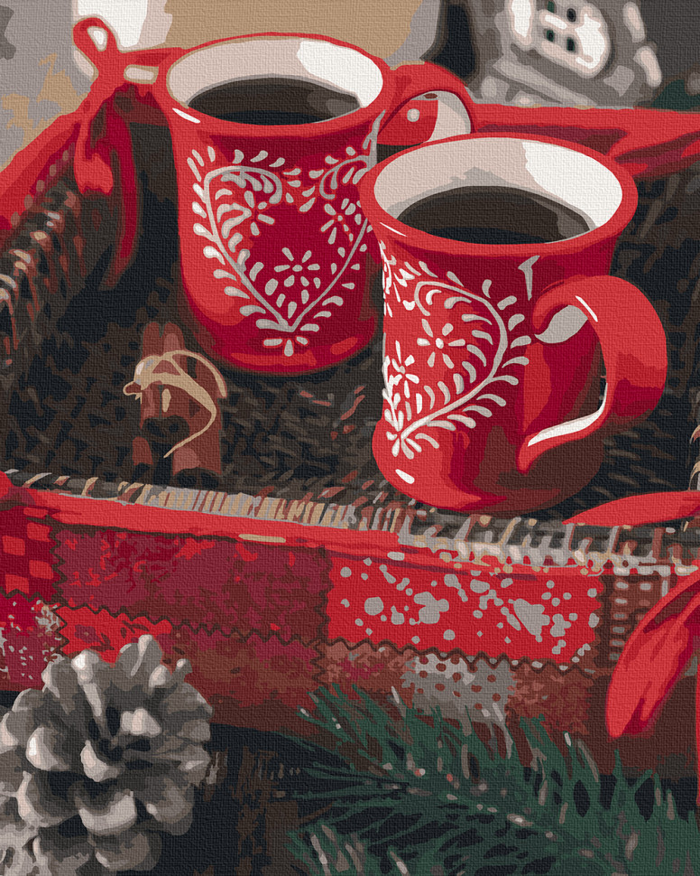 

Картина по номерам Art Craft "Рождественский кофе" 40х50 см 12133-AC