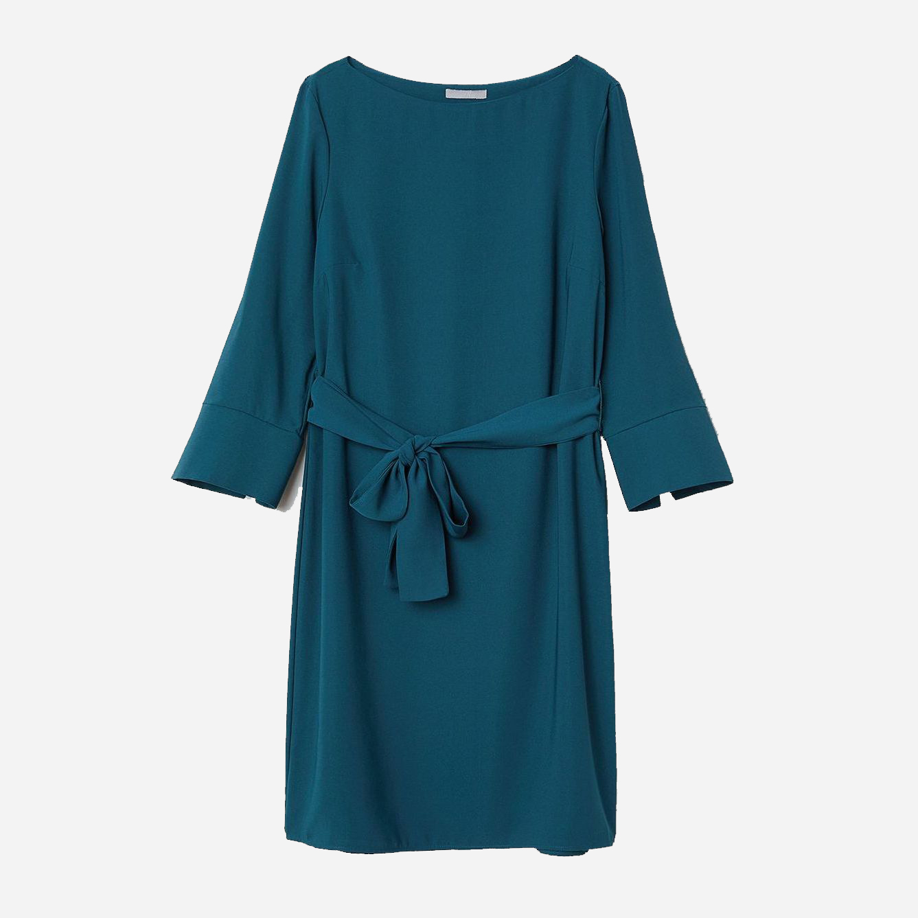 

Платье H&M 0649397  Темно-бирюзовое, Платье H&M 0649397 34 Темно-бирюзовое