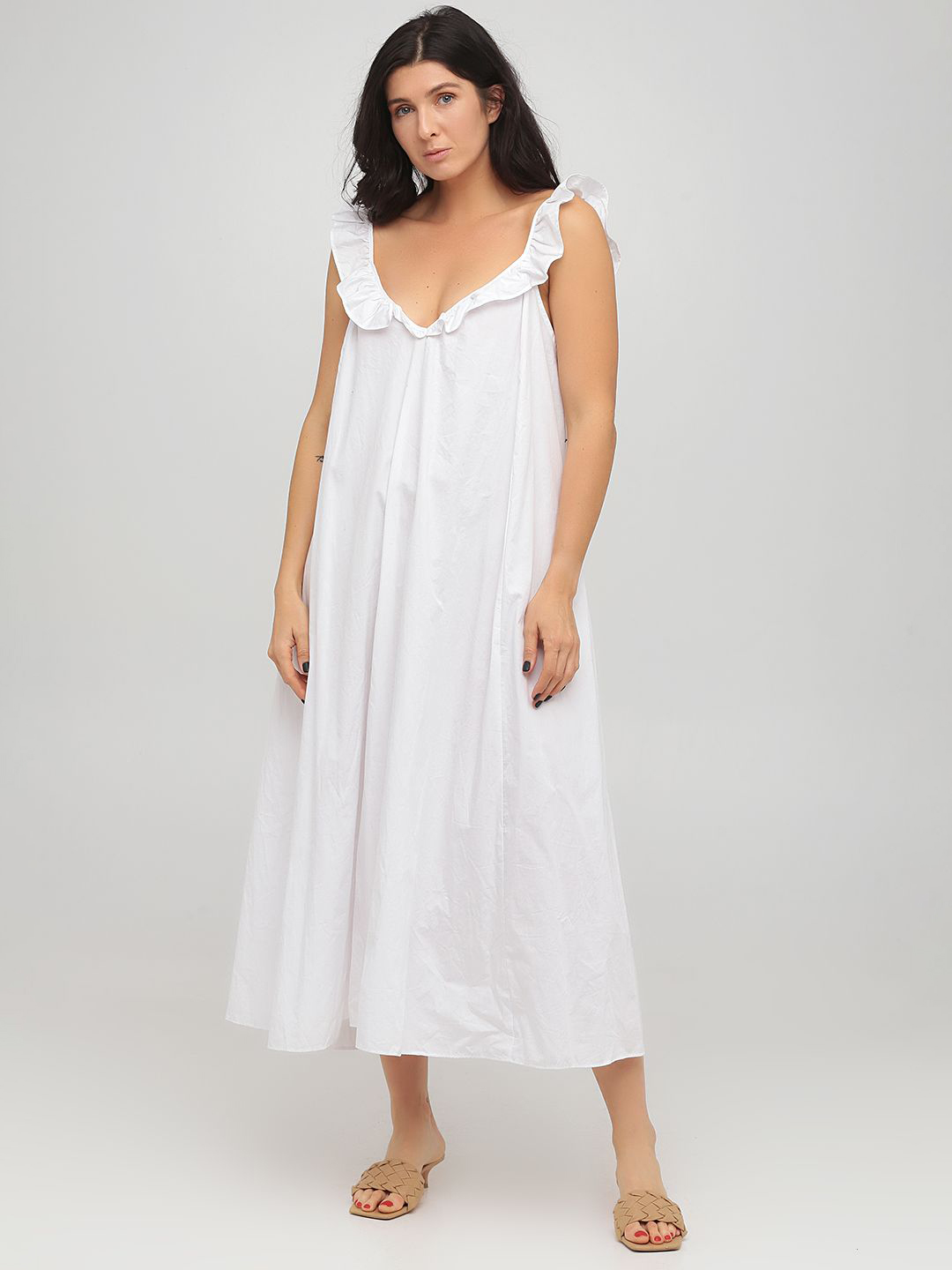 

Сарафан H&M 0877014  Белый, Сарафан H&M 0877014 L Белый