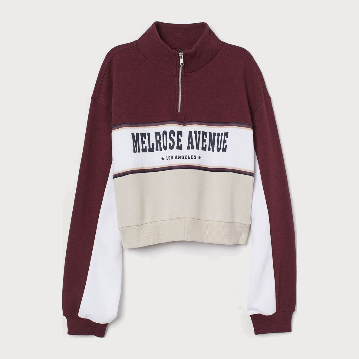 

Толстовка H&M 0754713 M Бордовая