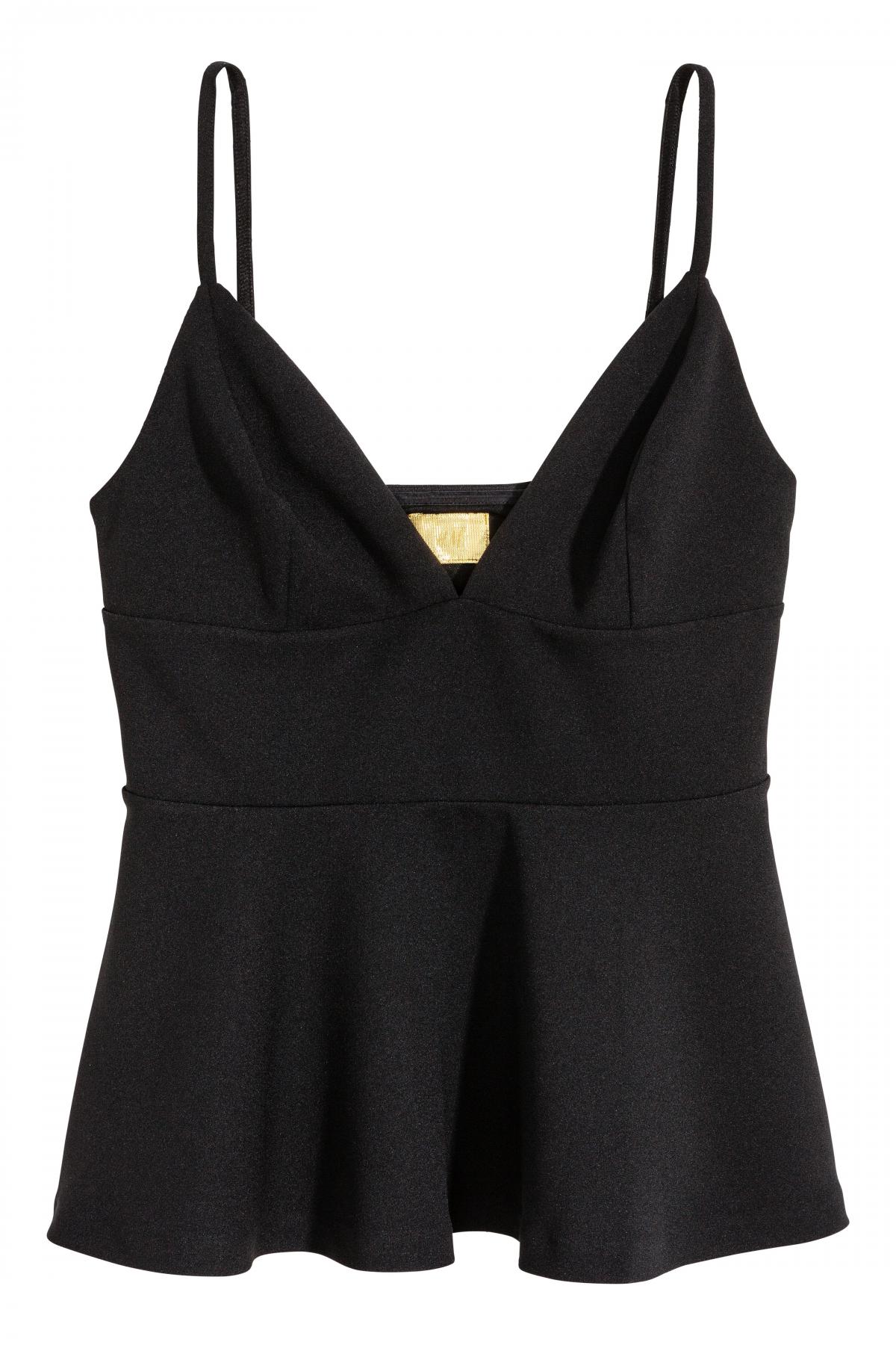 

Топ H&M  Черный, Топ H&M 36 Черный
