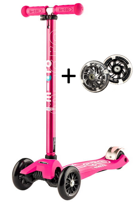 

Самокат Maxi Micro Deluxe Shocking Pink + LED (MMD 035 + LED)