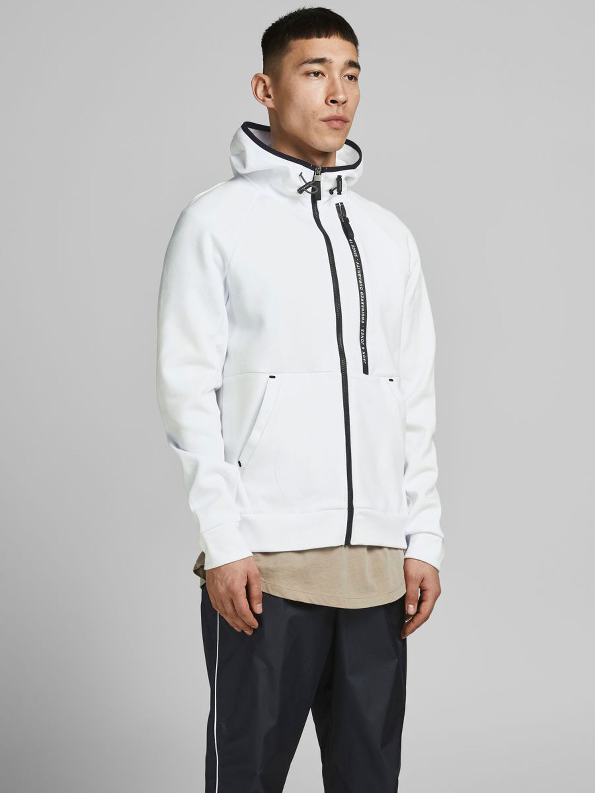 

Толстовка Jack & Jones 12192867  White, Толстовка Jack & Jones 12192867 L White