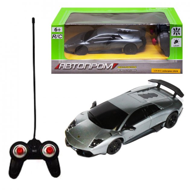 

Машинка на радиоуправлении Lamborghini АвтоПром Murcielago (RT8820(Grey))