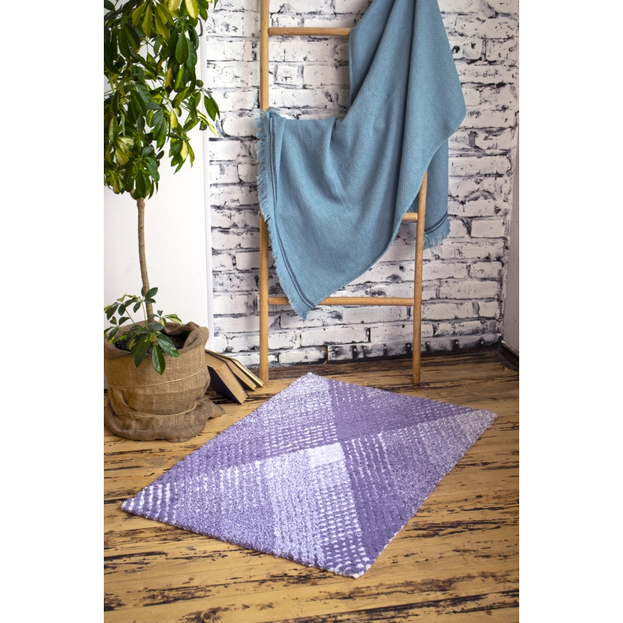 

Современный коврик Wall Irya 70х110 см Фиолетовый