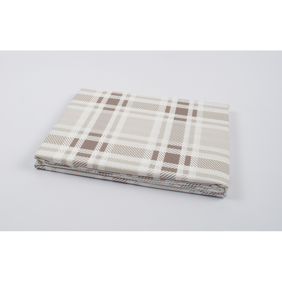 

Современный пододеяльник Plaid Casabel 200х220 см Серый