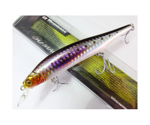 

Воблер Megabass X-80 MAGNUM col. GG IL IWASHI (арт.1234909933426)