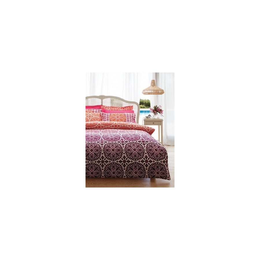 

Современный плед Karaca Home 220х240 см Бордовый