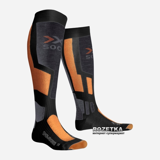 

Носки X-Socks Snowboarding X20361_X8L / Antracite-Orange, Носки X-Socks Snowboarding X20361_X8L 45/47 Antracite-Orange