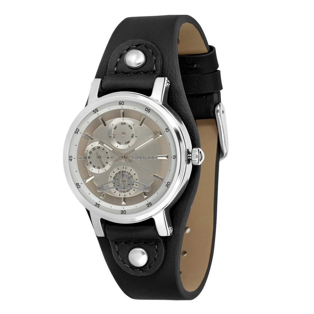 

Часы наручные Guardo 011265-2 Black-Silver-White