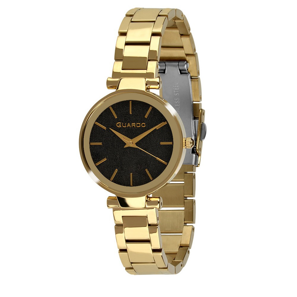 

Часы наручные Guardo 012502-4 Gold-Black