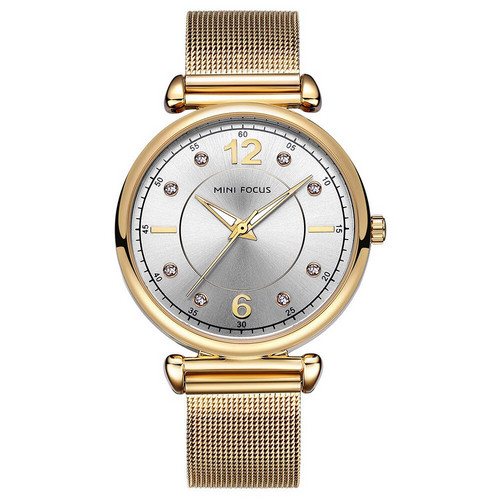 

Часы наручные Mini Focus MF0177L.01 Gold-Silver Diamonds