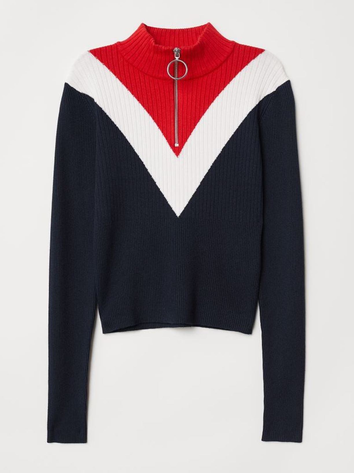 

Свитер с молнией H&M 0551336  Синий, Свитер с молнией H&M 0551336 XS Синий