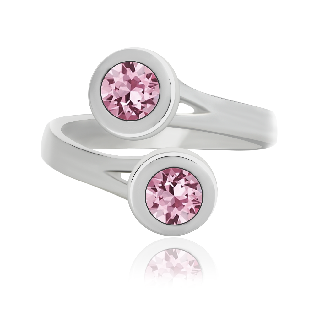 

Безразмерное кольцо KOBI Tora с камнями Swarovski модели 7770-2307-14-32