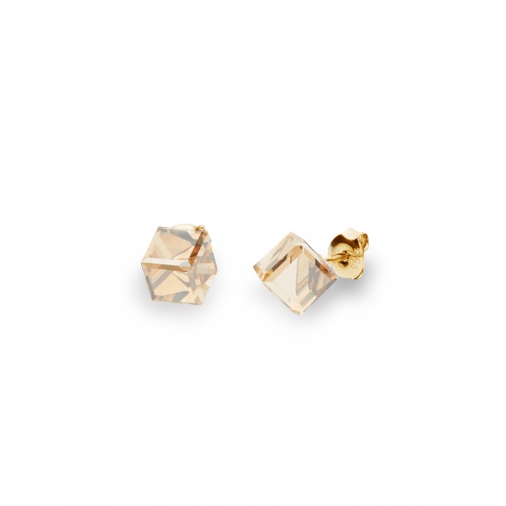 

Серебряные серьги SPARK Medium Cube 6x6 мм со Swarovski модели KG48416GS