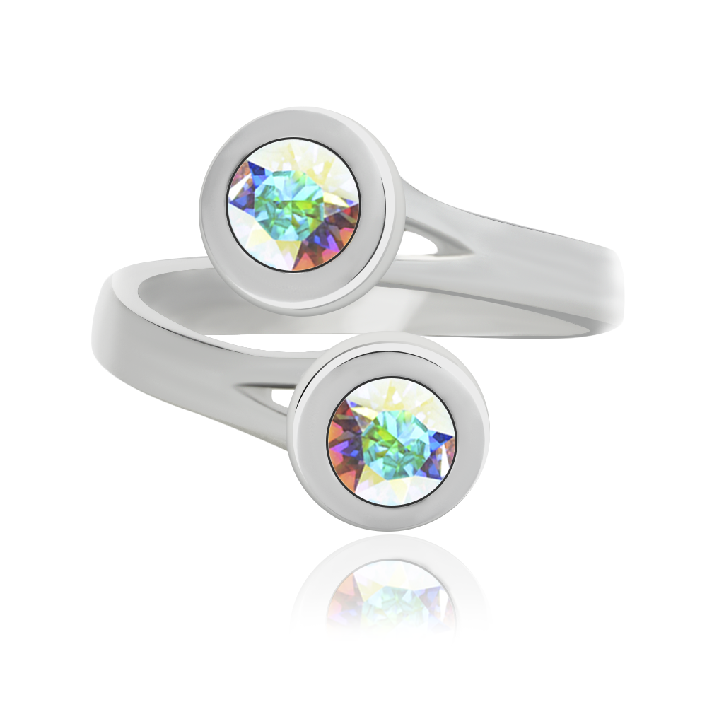 

Безразмерное кольцо KOBI Tora с камнями Swarovski модели 7770-2307-03-32