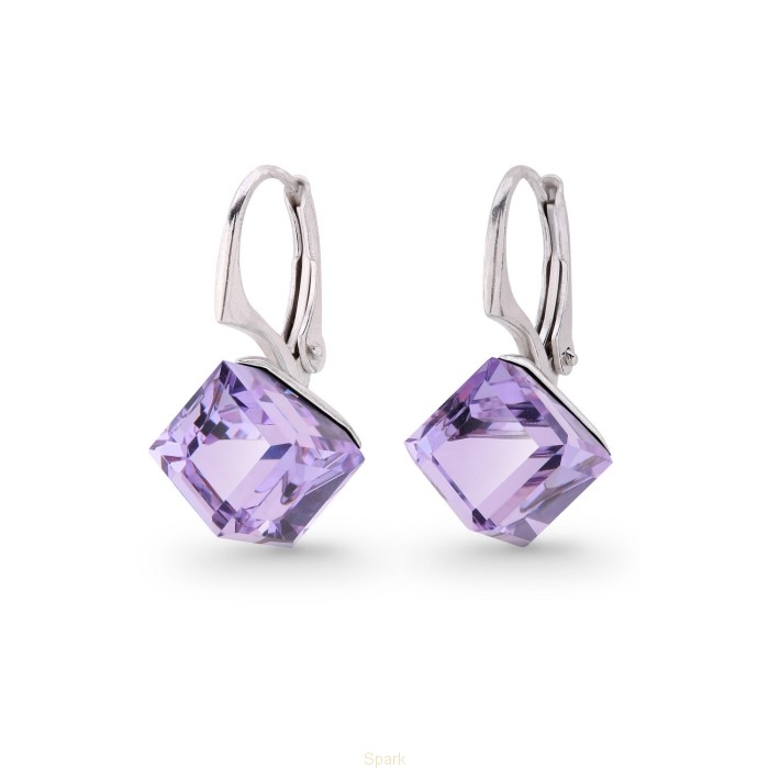 

Серебряные серьги SPARK Cube 8 мм со Swarovski модели KA48418V