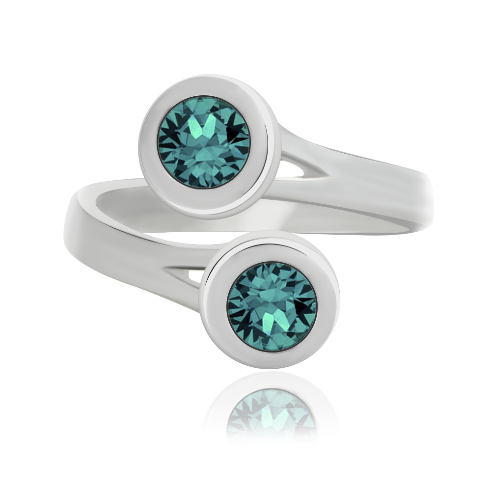 

Безразмерное кольцо KOBI Tora с камнями Swarovski модели 7770-2307-70-32