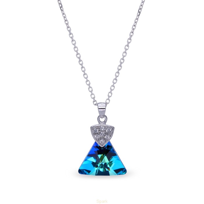 

Серебряный кулон c цепочкой SPARK Triangolo со Swarovski модели N6628BB