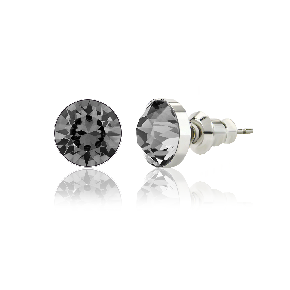 

Пусеты KOBI 8 мм со Swarovski модели 7440-4537-37-32
