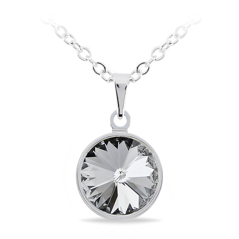 

Кулон c цепочкой KOBI RIVOLI 1 со Swarovski 12 мм модели 7430-4806-37-32